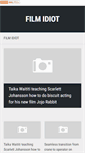 Mobile Screenshot of filmidiot.com
