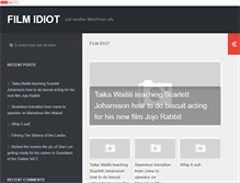 Tablet Screenshot of filmidiot.com